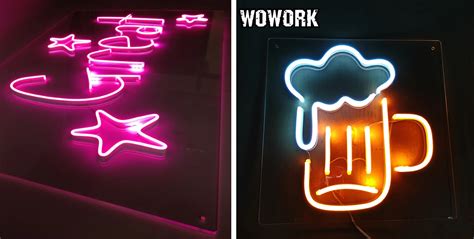3d Colorful Customized Soft Rgbw Flexible Neon Tube Led Sign Acrylic