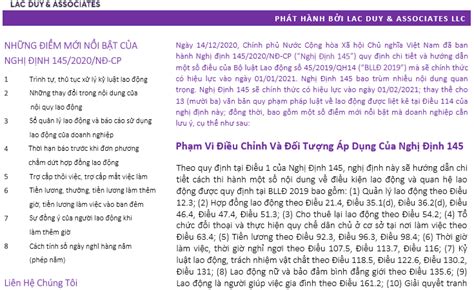 BẢn Tin PhÁp LuẬt ThÁng 012021 Lac Duy Associates Law Firm