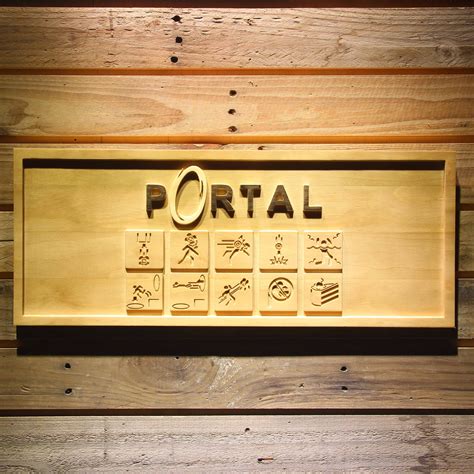 Portal Wooden Sign Safespecial