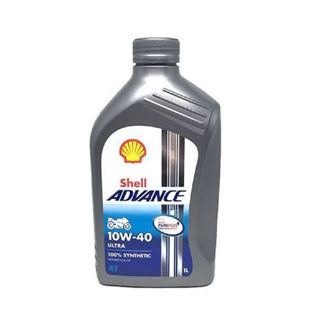 Shell Advance Ultra 10w 40 Synthetic Engine Oil Bottle Of 1 Litre At