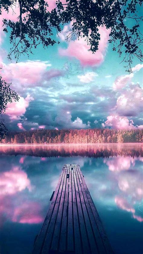 Pink And Blue Clouds Wallpapers Top Free Pink And Blue