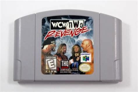 Wcw Nwo Revenge Wrestling N64 Video Game Cartridge Nintendo 64 Tested