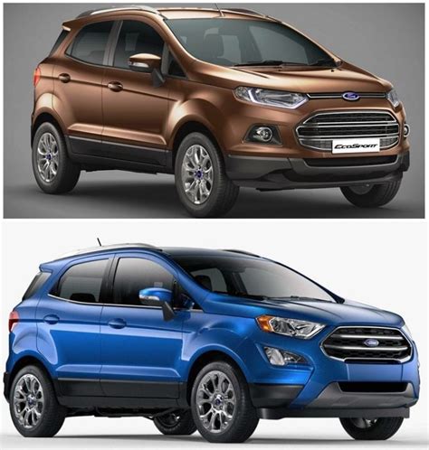 ford ecosport old vs new model comparison car blog india