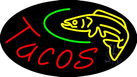 Fish Tacos Animated Neon Sign Tacos Neon Sign Every