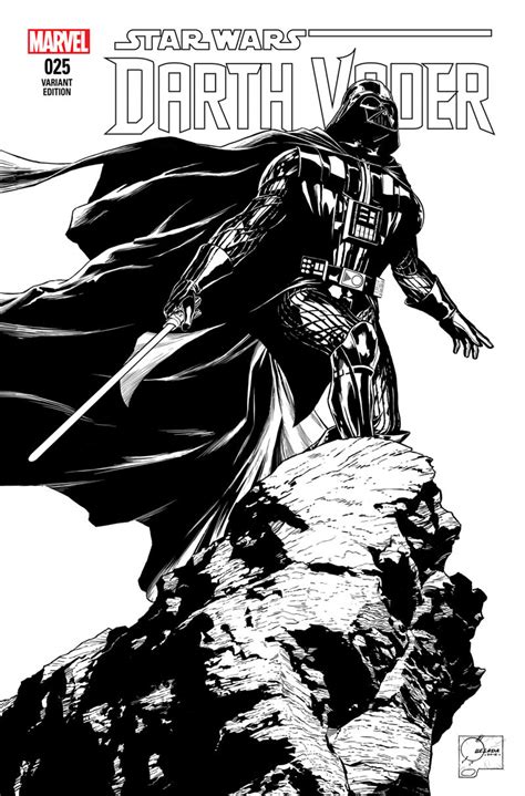 Darth Vader 25 Sketch Variant Cover By Joe Quesada Comic Art