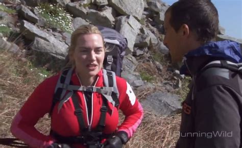 Kate Winslet Running Wild In Snowdonia With Bear Grylls North Wales Live