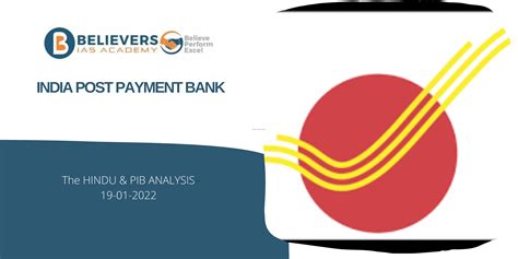 India Post Payment Bank Believers Ias Academy