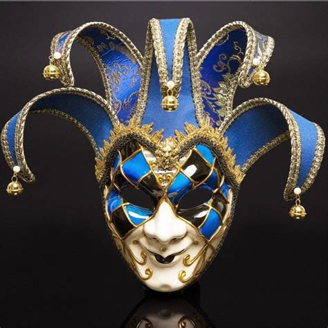 Maybe you would like to learn more about one of these? Full Face Men Venetian Theater Jester Joker Masquerade ...