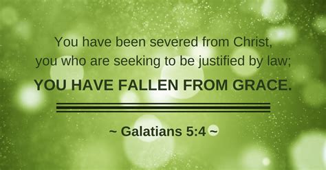 Daily Bible Verse Grace Galatians 54 Nasb