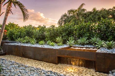 Tropical Paradise With Water Feature Craig Reynolds Landscape