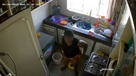 Shocking You Wont Believe What A Housemaid Caught On Cctv Was Seen In The Kitchen Video