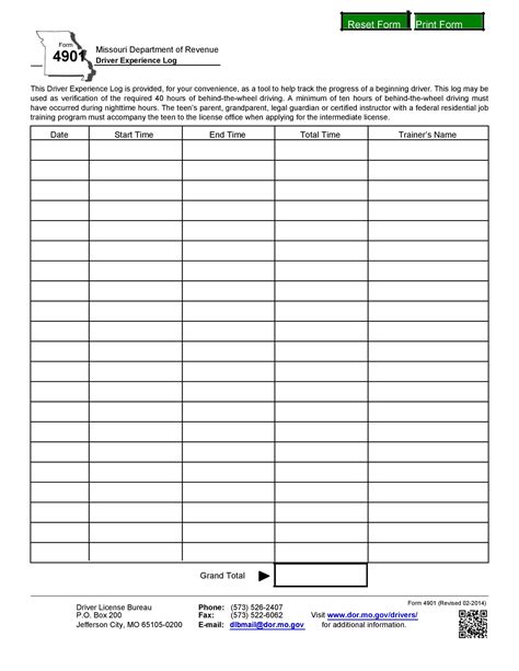 Free Printable Driver Log Book Printable Templates