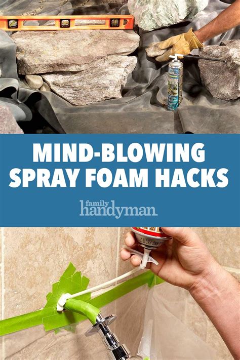 The difference between most products is the way excess spray foam exits the gun from the chemical mixing chamber. 15 Expanding Spray Foam Insulation Ideas and Applications | Spray foam, Home remodeling diy, Diy ...
