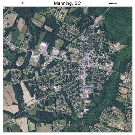 Aerial Photography Map Of Manning Sc South Carolina