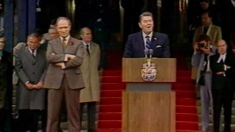 When Ronald Reagan Visited Canada For The First Time Cbc Archives
