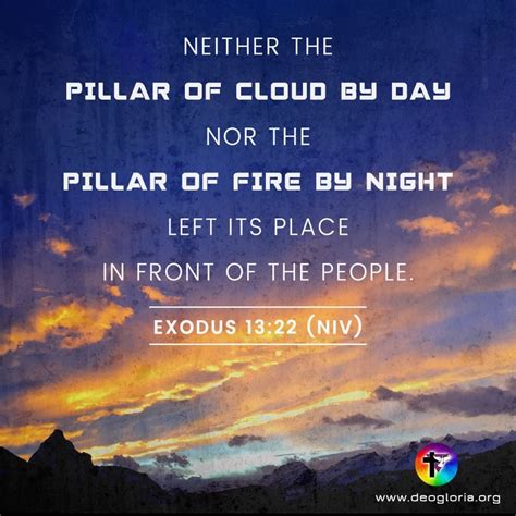 Neither The Pillar Of Cloud By Day Nor The Pillar Of Fire By Night Left