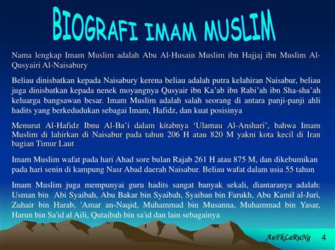 Ppt Biografi Imam Al Bukhari Powerpoint Presentation Free Download