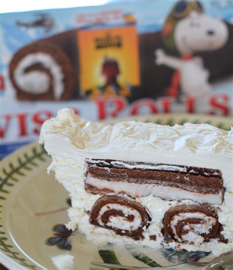 This easy to make recipe includes a rich chocolate fudge this easy to make recipe includes a rich chocolate fudge frosting and rainbow sprinkles on top! Little Debbie Swiss Rolls Icebox Cake | Recipe | Icebox cake, Icebox cake recipes, Dessert recipes