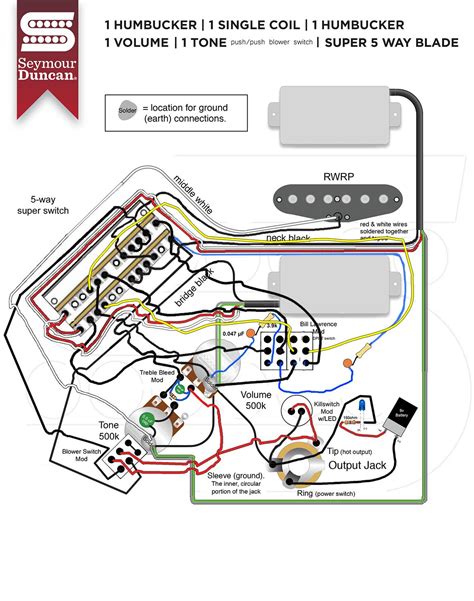 12 Wiring Diagram 1 Humbucker 1 Volume Wiring Diagram 2 Humbuckers