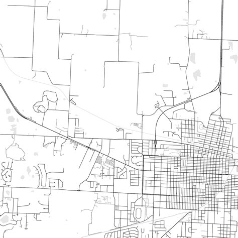 Sedalia Map Print, Sedalia Map Poster Wall Art, Mo City Map, Missouri