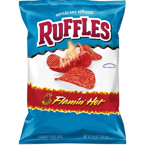 Ruffles Flamin Hot Potato Chips 85 Oz