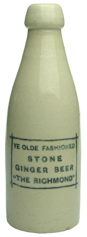 Embossing Ye Olde Fashioned Stone Ginger Beer The Richmond