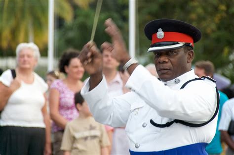 Barbados Police Band As Part Of The Holetown Festival The Flickr