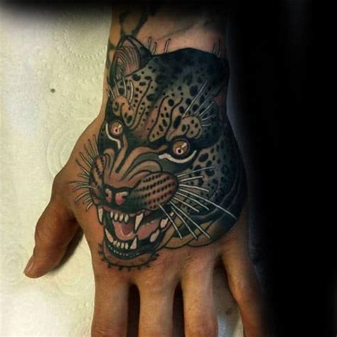 Leopard tattoo designs can also be represented just with leopard spots, covering the entirety of a desired area or limb or kept within the confines of another shape, such as a heart, skull, or star. 50 Snow Leopard Tattoo Designs For Men - Animal Ink Ideas