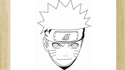 Como Desenhar O Rosto Do Naruto FÁcil How To Draw Naruto Face Easy