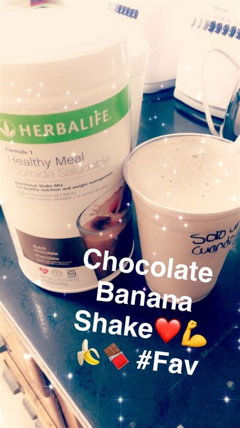 Herbalife Chocolate Banana Shake Banana Shake Herbalife Herbalife Shake