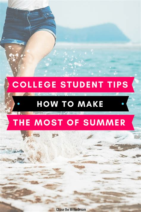 Best books to enjoy your summer break. College Student Tips: How to Make the Most of Your Summer ...