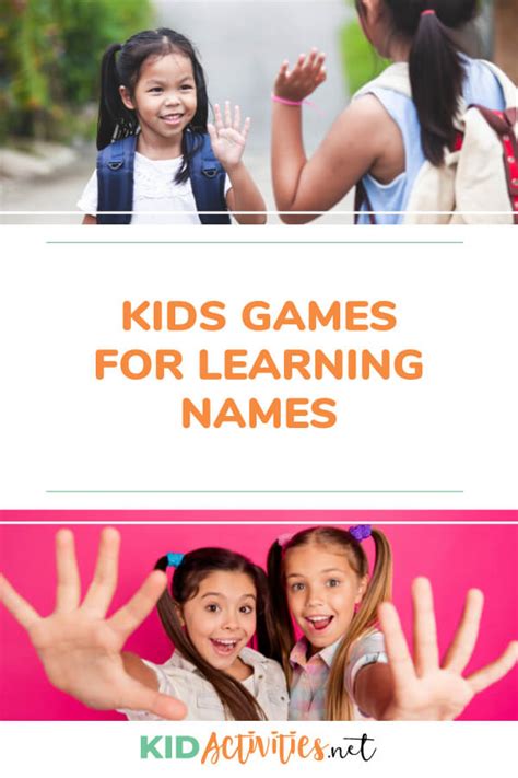 27 Name Games For Kids To Start The Year