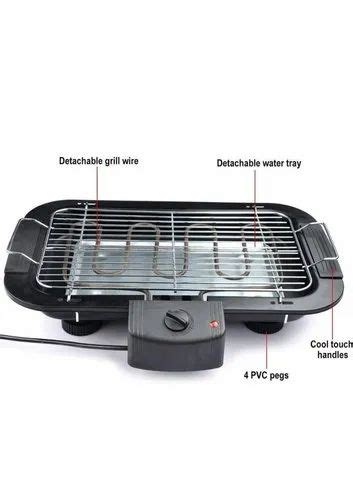 Clearlineelectric Barbeque Grill 2000w Tandoori Maker Model 7001 With