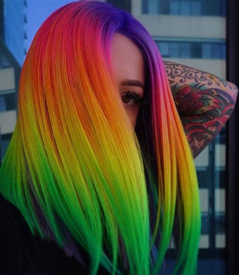 Pin By Fav Mara On Hair Color Vivid Hair Color Rainbow Hair Color