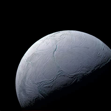 Cassini View Of Enceladus February The Planetary Society