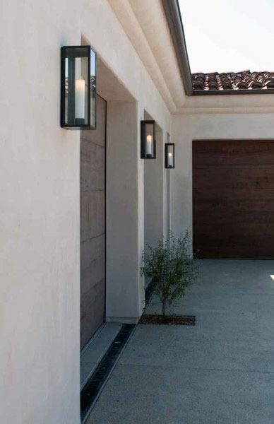 50 Outdoor Garage Lighting Ideas Exterior Illumination Designs