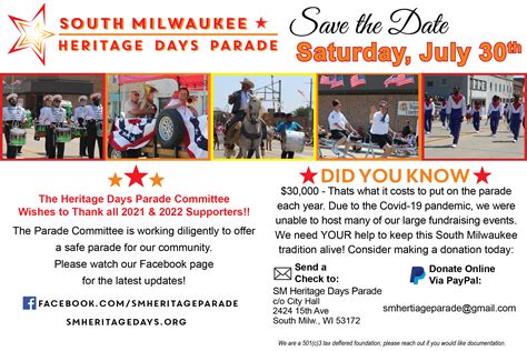 South Milwaukee Heritage Days Parade | South Milwaukee Heritage Days