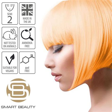Sunset Orange Pastel Semi Permanent Hair Colour Diy Kit