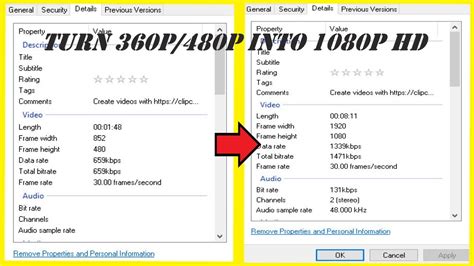 Convert 360p480p Videos Into 1080p Hd Youtube