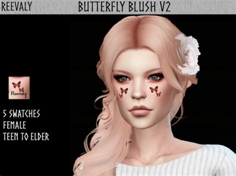 Butterfly Blush V2 By Reevaly At Tsr Sims 4 Updates
