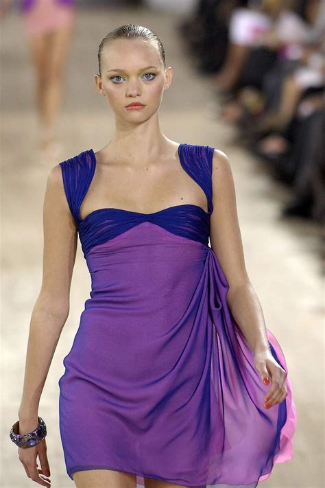 Emanuel Ungaro Spring 2007 Purple Dress Fashion Dresses