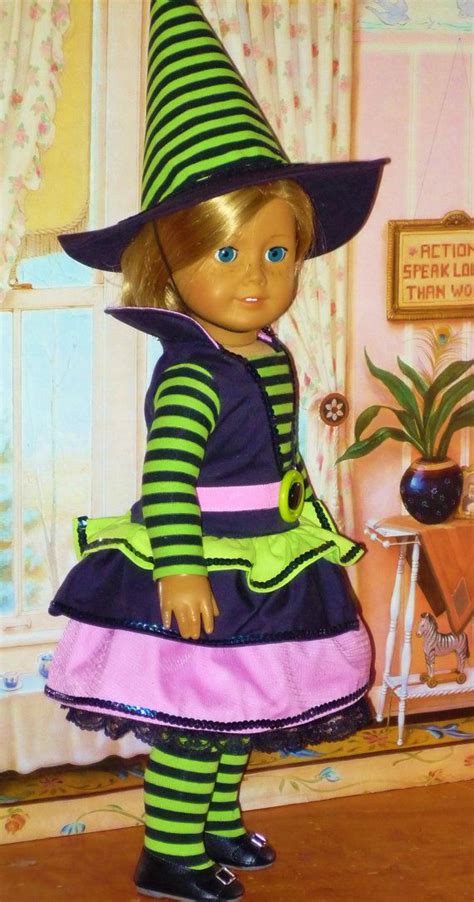 American Girl Doll Halloween Costume Rockin Witch With Etsy Doll