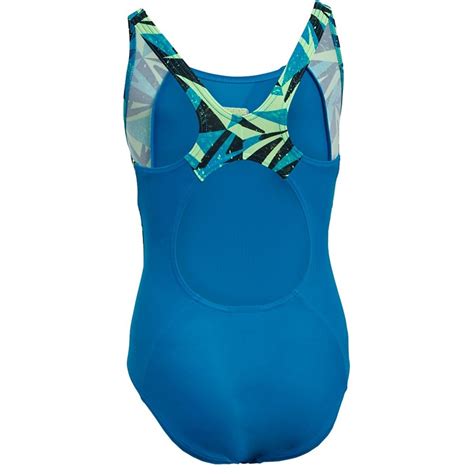 Buy Speedo Junior Girls Hyperboom Splice Muscleback Swimsuit Bluegreen