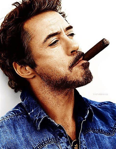 Rdj Denim And Cigar Mighty Perfect Robert Downey Jr Downey Junior