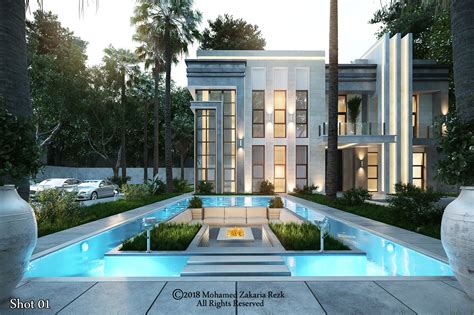 Modern Villa Design On Behance