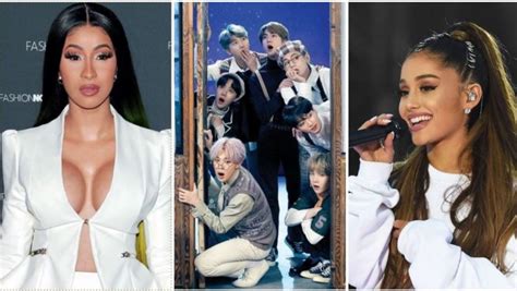 Bts Ariana Grande Y Cardi B Están Dentro De Los Más Influyentes De Internet