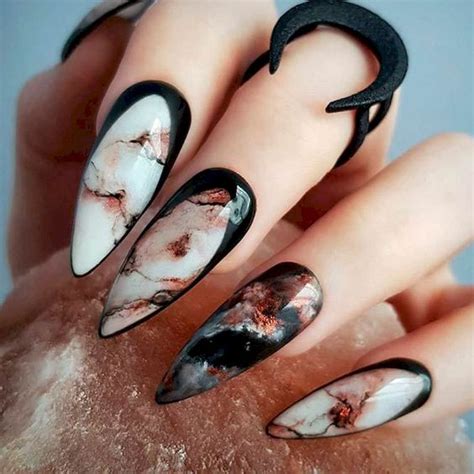 Amazing Acrylic Nails Marble Design