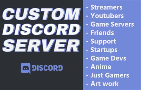 Create A Completely Custom Discord With Many Features By