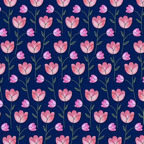 Shop art prints, cards, enamel pins, patches & more. Watercolor Flowers Pattern Free Stock Photo - Public ...