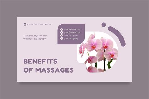 Massage Spa Salon Powerpoint Presentation Template Behance